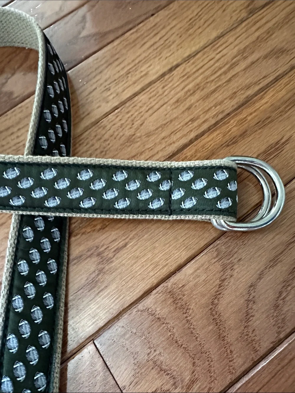 🦈 BELTED COW boys belt d-ring belt navy green sharks preppy youth belt small